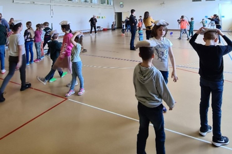 Abschluss in der Turnhalle