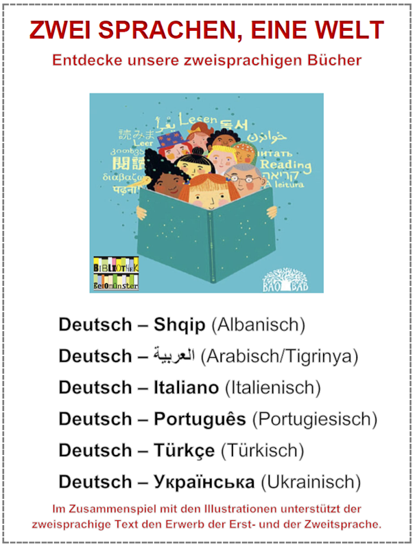 zwei Sprachen, eine Welt