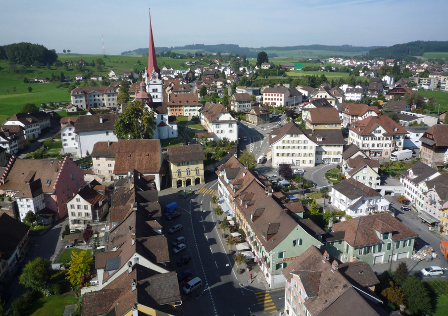 Luftbild Fläcke Beromünster