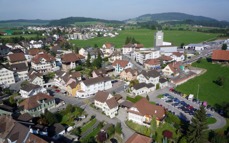 Luftbild Beromünster